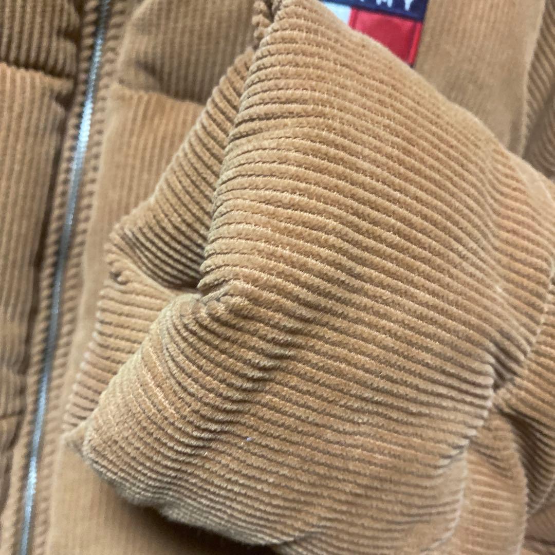 「かん様」 JEANS コーデュロイ ダウンジャケ ット　L キャメル