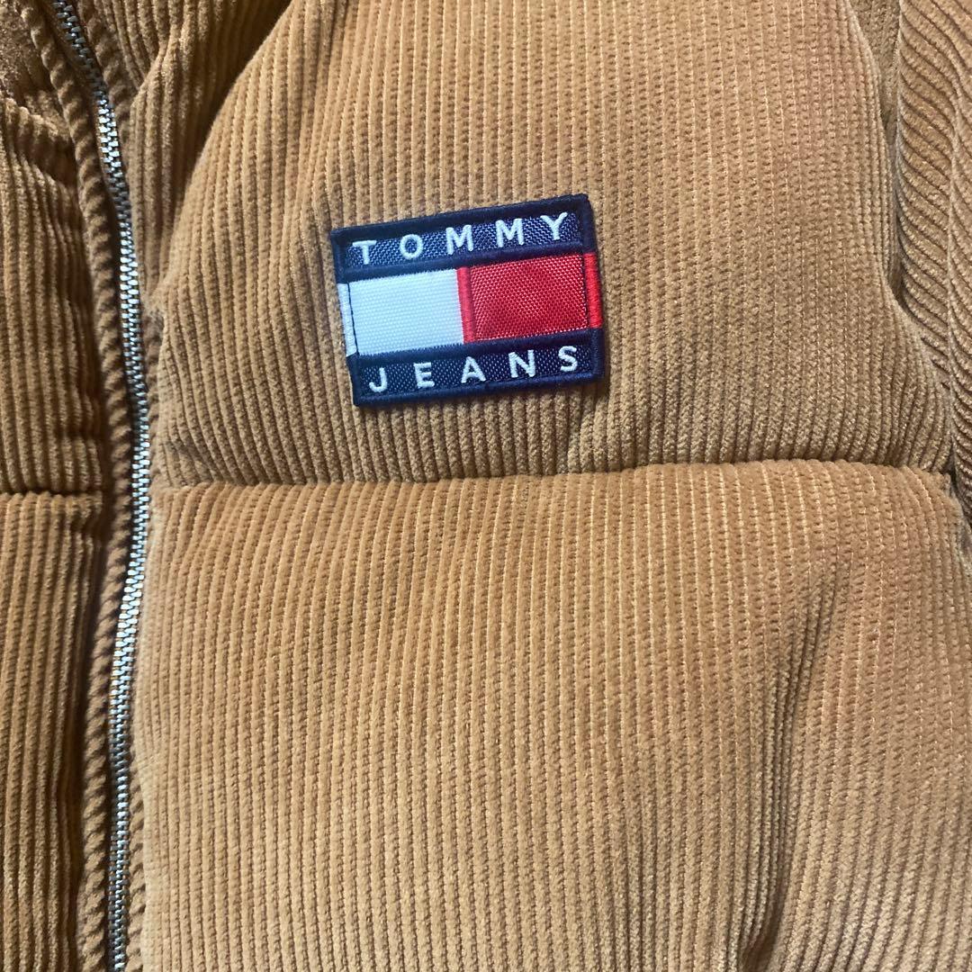 「かん様」 JEANS コーデュロイ ダウンジャケ ット　L キャメル