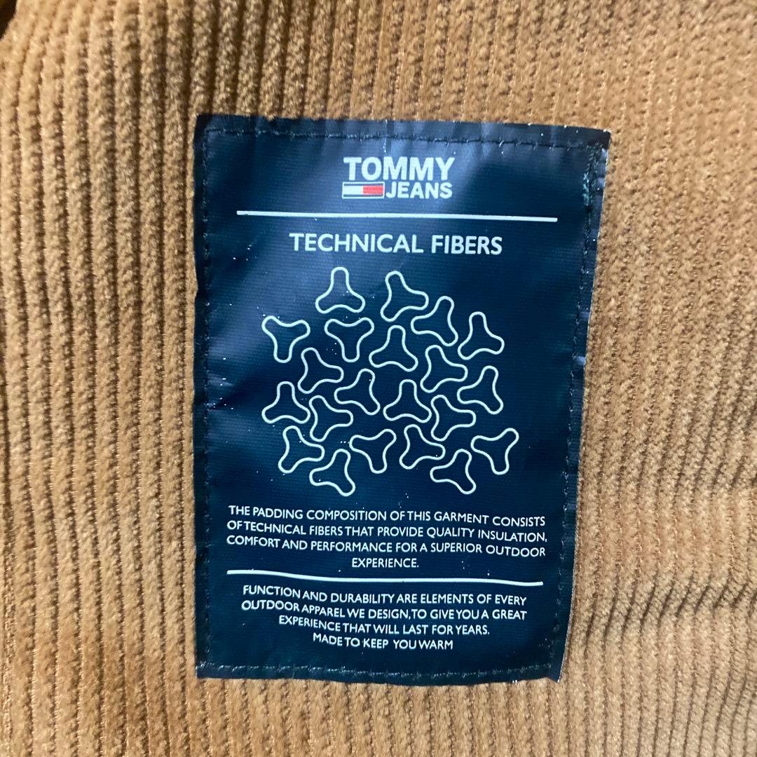 「かん様」 JEANS コーデュロイ ダウンジャケ ット　L キャメル