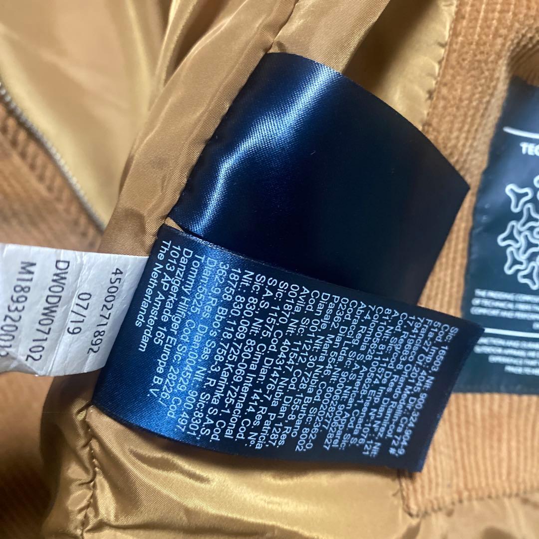 「かん様」 JEANS コーデュロイ ダウンジャケ ット　L キャメル