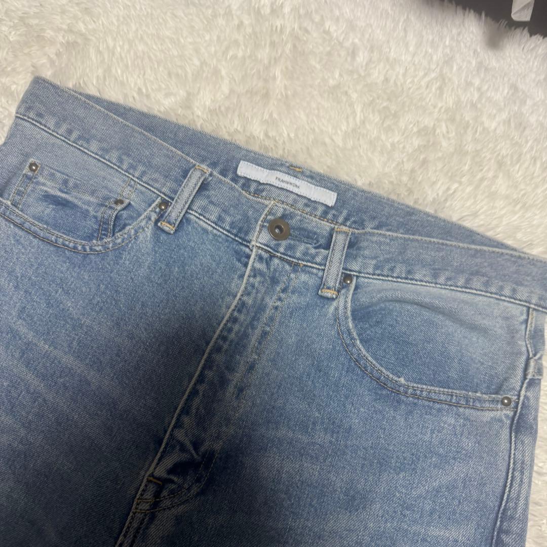 24年 FRAMeWORK ベストセラー デニムストレートパンツ 定価2.1