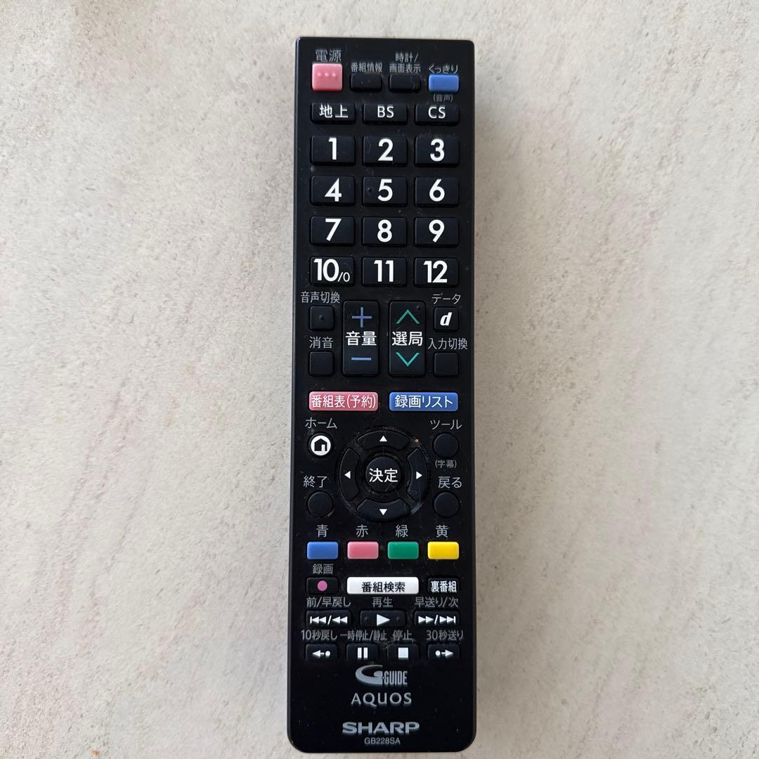 SHARP LC-40H40 40インチ 2016年式