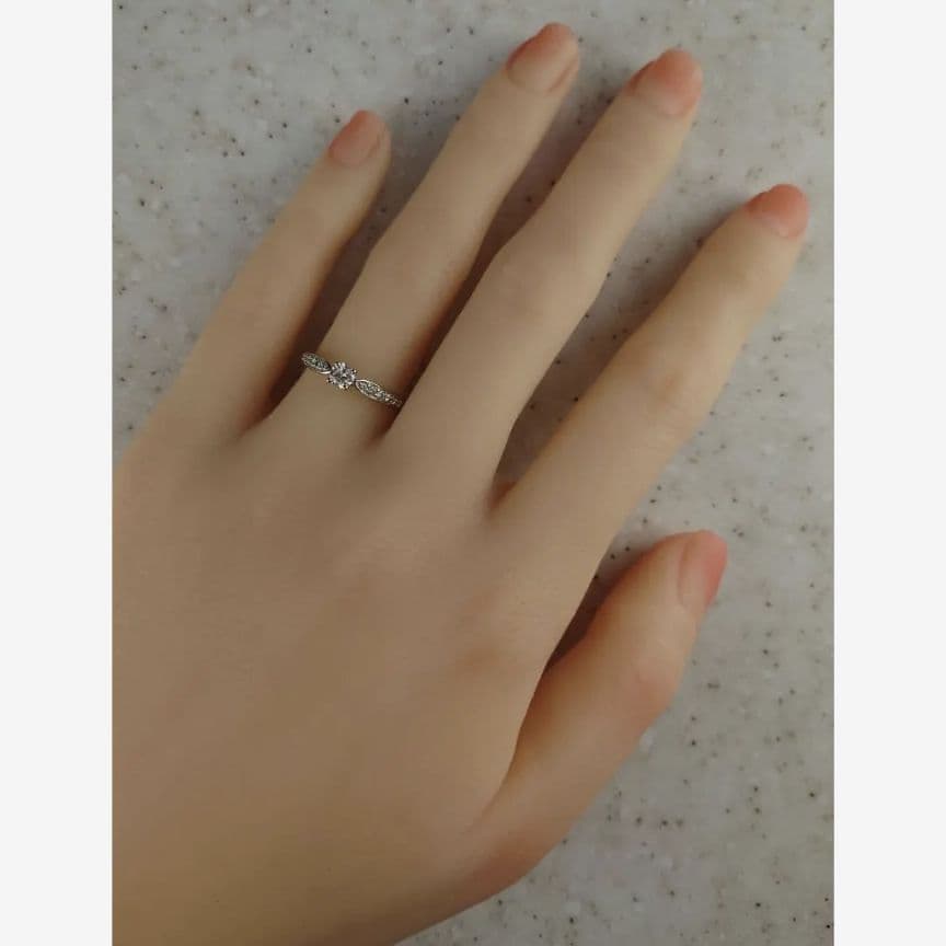 専用　ティファニー　Ptダイヤモンドリング　プラチナ　ダイヤ　鑑定書付き