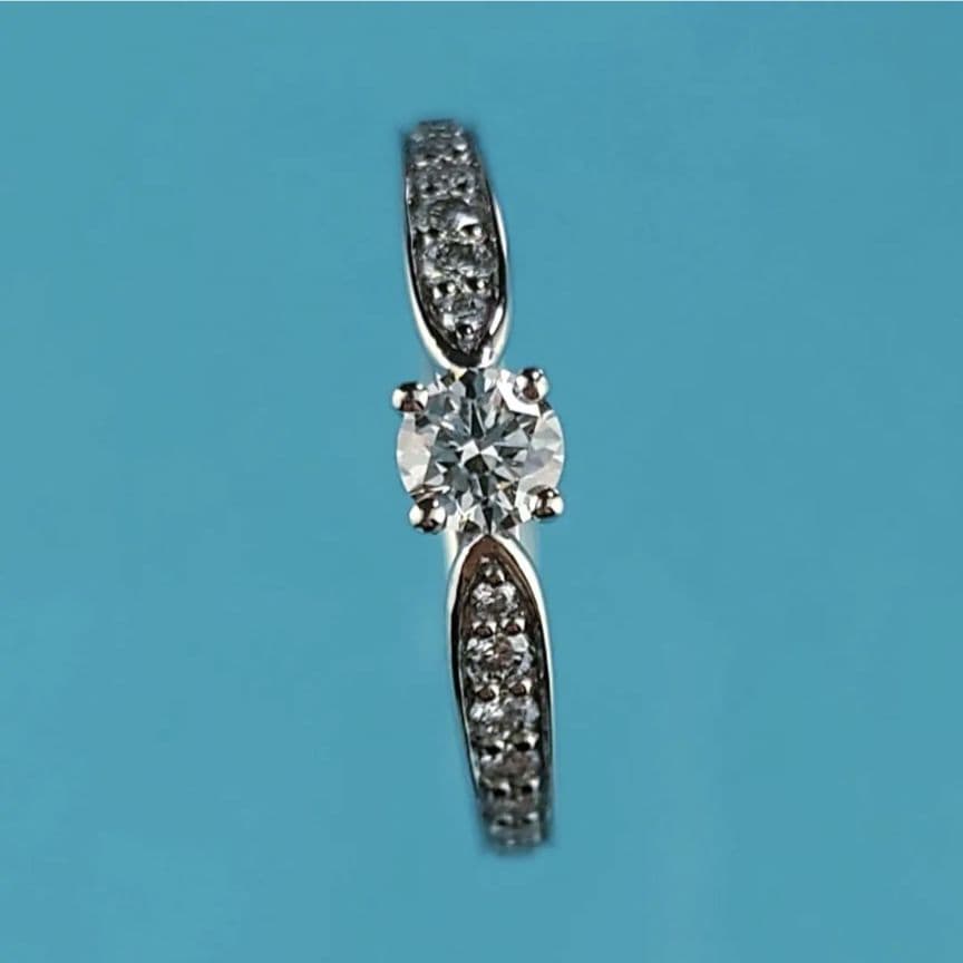 専用　ティファニー　Ptダイヤモンドリング　プラチナ　ダイヤ　鑑定書付き