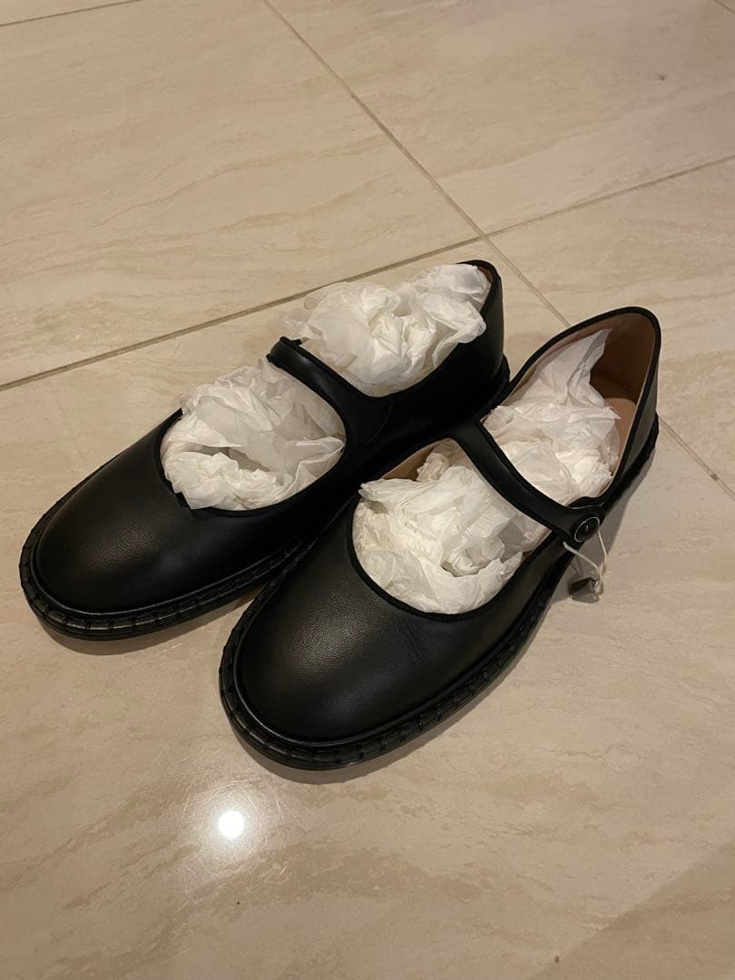 Chloé ブラック メリージェーン 37