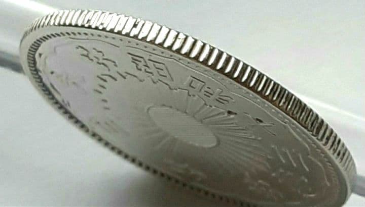 【大特年/美品】昭和13年 小型(鳳凰)50銭銀貨