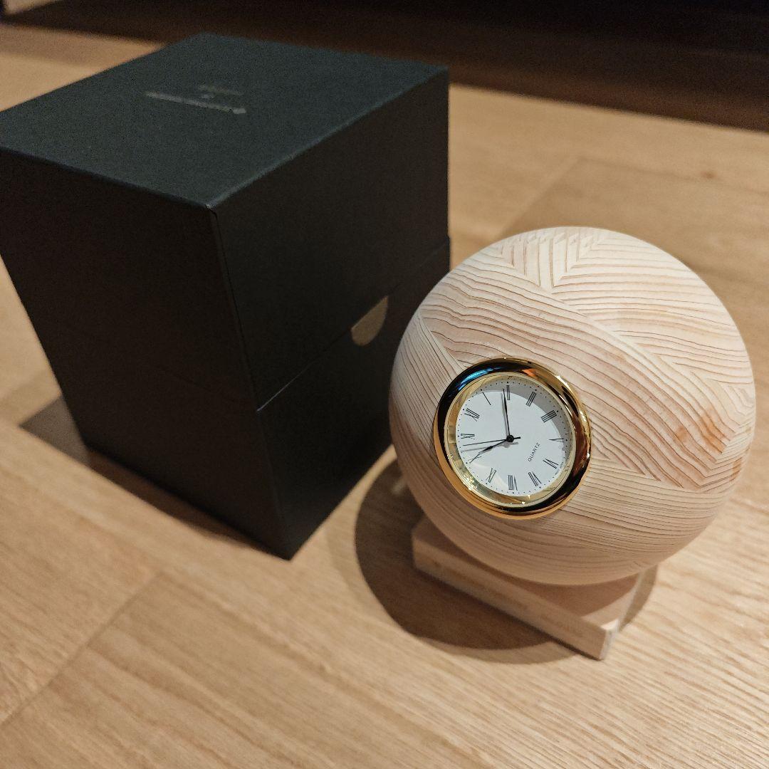 【新品】住友林業限定 HACOO 球形 置時計【外箱付】