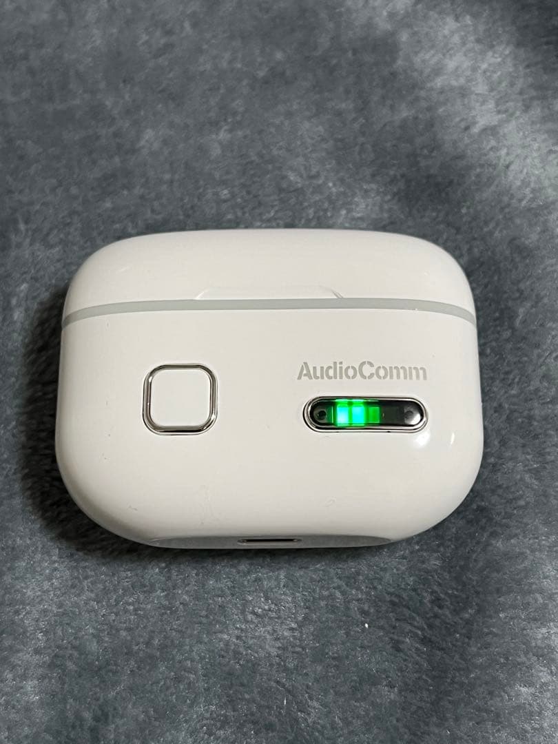 【美品】AudioComm HP-WH500N 完全ワイヤレス集音器