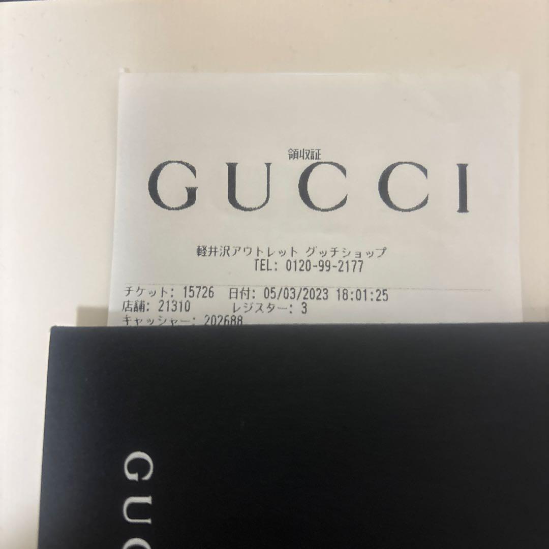 GUCCI GGキャンパスパターン レザーベルト　サイズ90