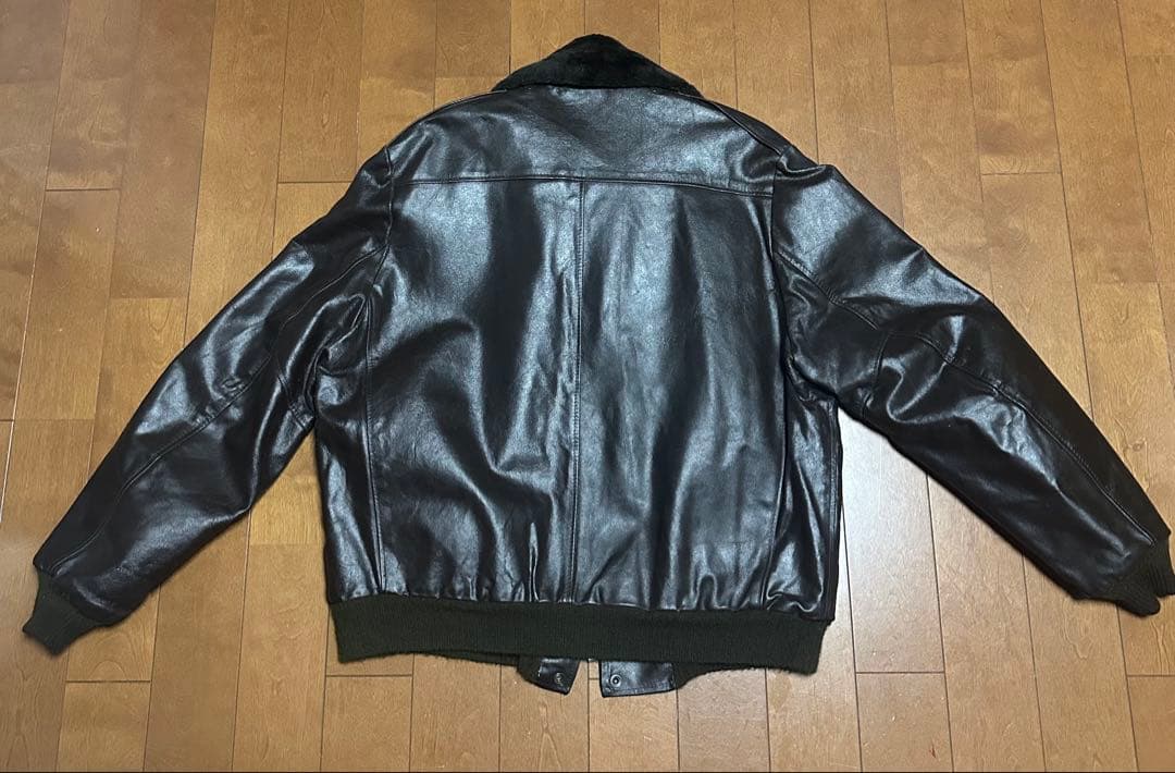 ダークブラウン　A-2 G-1 レザージャケット　ボンバー