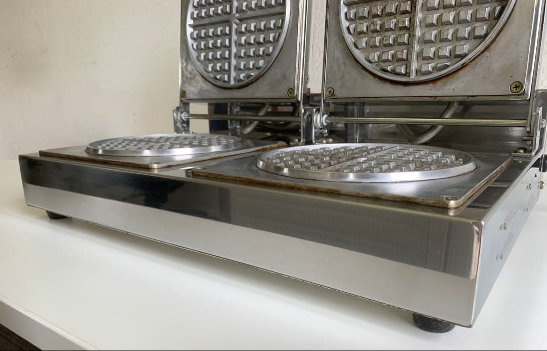 サンテック ワッフルベーカー プレート直径 175mm ST-2 業務用