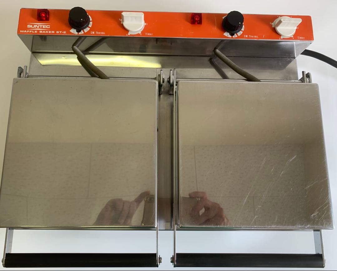 サンテック ワッフルベーカー プレート直径 175mm ST-2 業務用