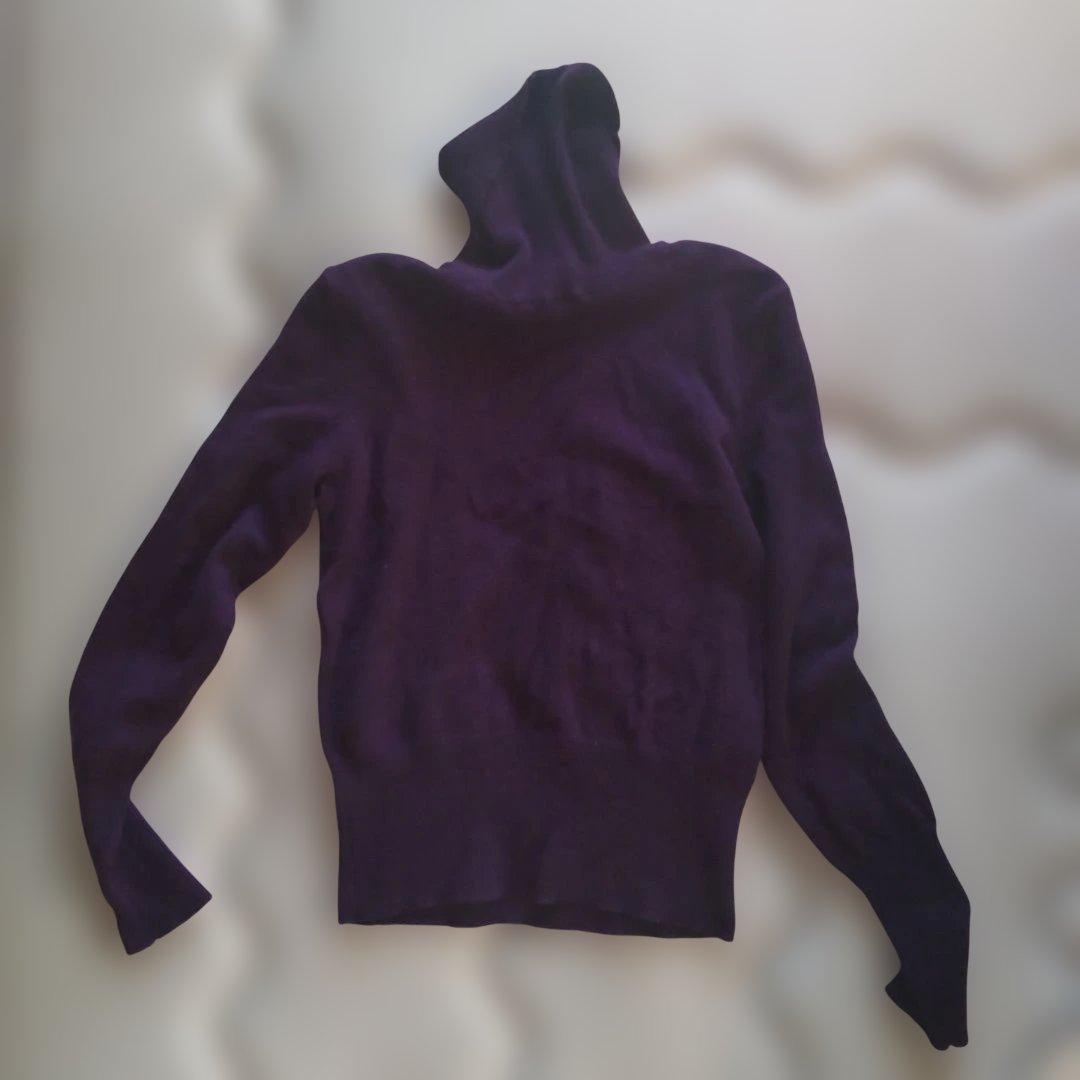 ♡RALPH LAUREN♡カシミヤ100%タートルニットMパープル