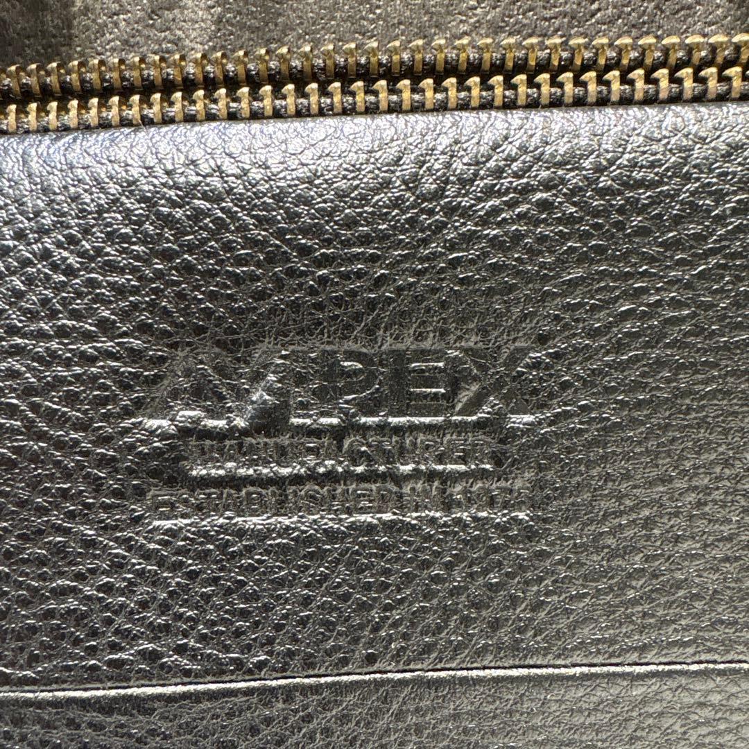 AVIREX 牛革レザートートバッグ 黒 BULTO ブルト