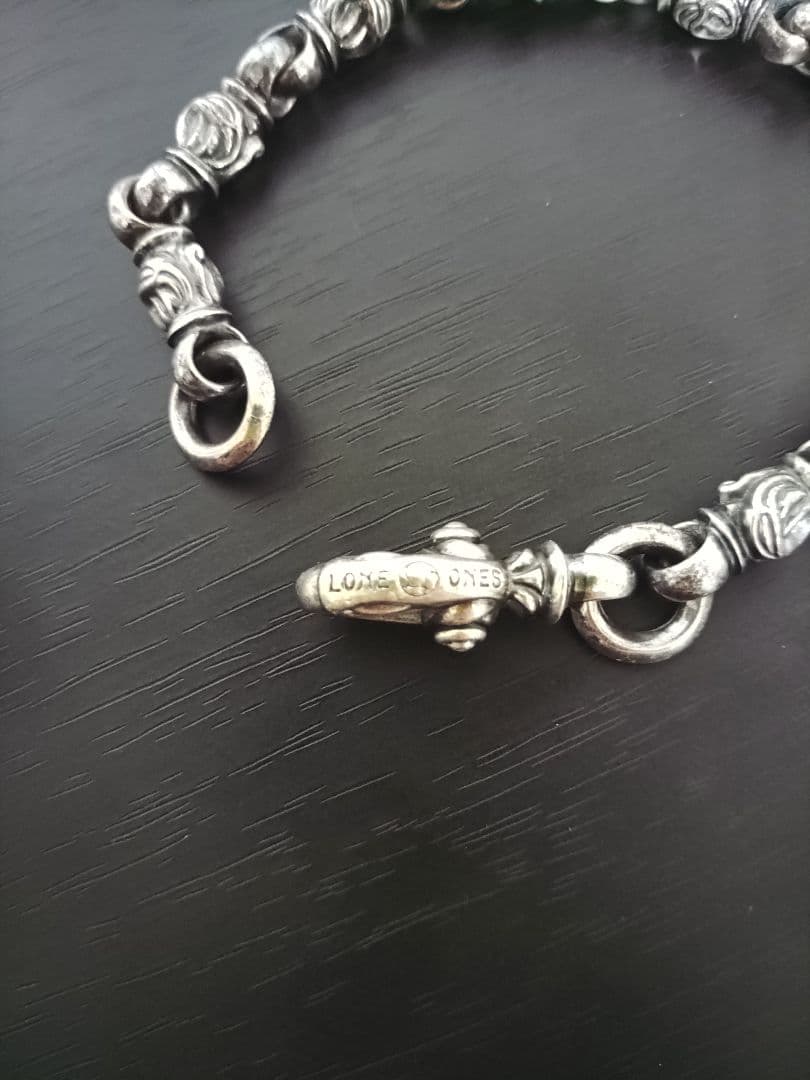 シルバー 装飾的リンクブレスレット