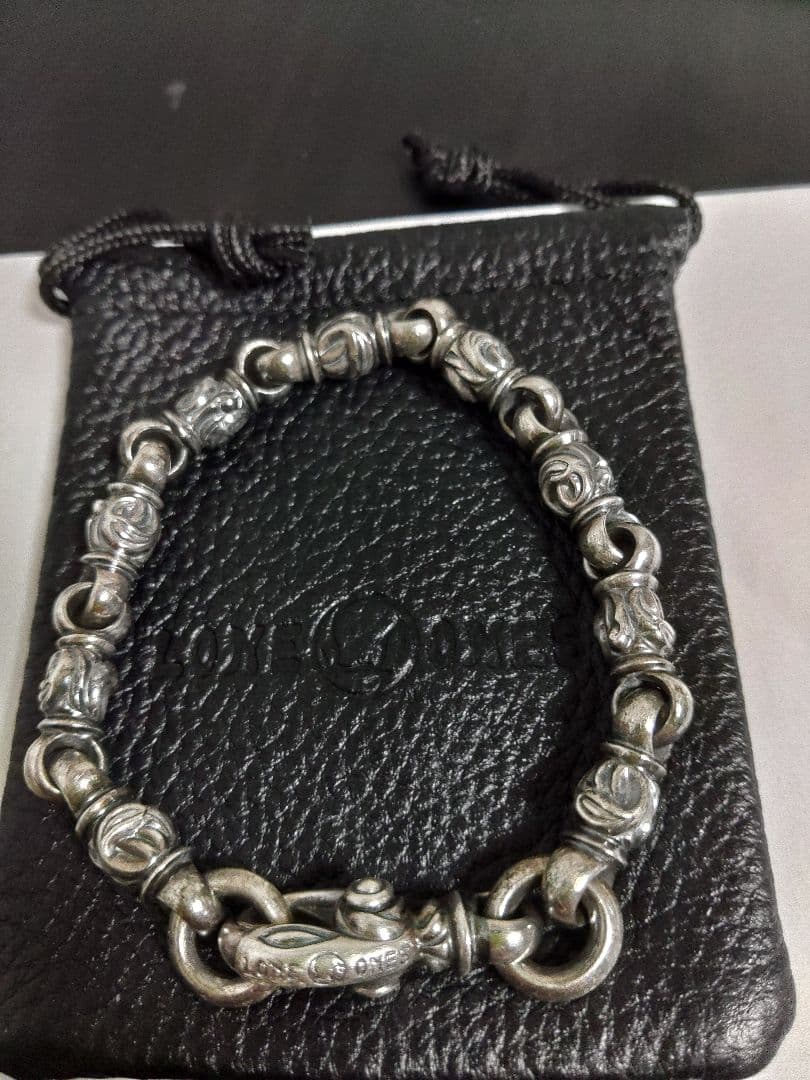 シルバー 装飾的リンクブレスレット