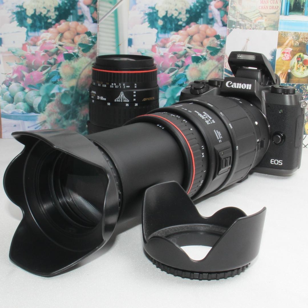 ❤️予備バッテリー付き❤️Canon EOS M5 超望遠ダブルレンズセット❤️