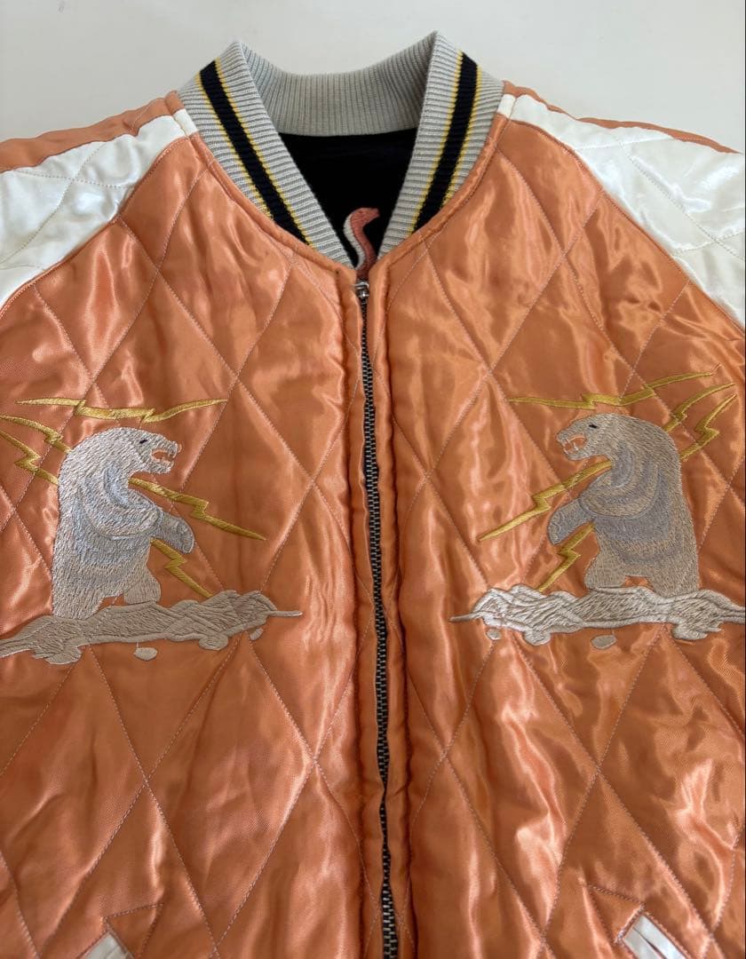 テーラー東洋アラスカジャンパー　別珍スカジャン 白熊XXL