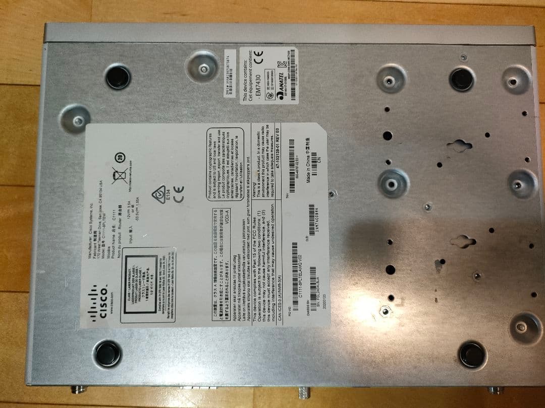 ルーター・ネットワーク機器 CISCO ISR 1111-8PLTEW