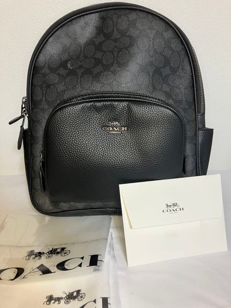 COACH リュック　バックパック・シグネチャー キャンバス