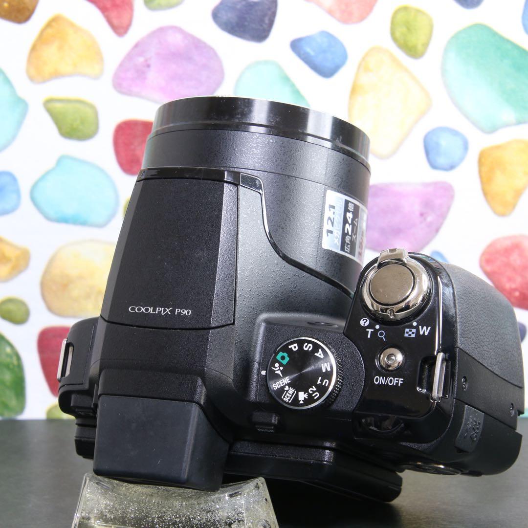 ♥︎◇Nikon COOLPIX P90 ◇近くも遠く撮れる♪ ◇予備バッテリー