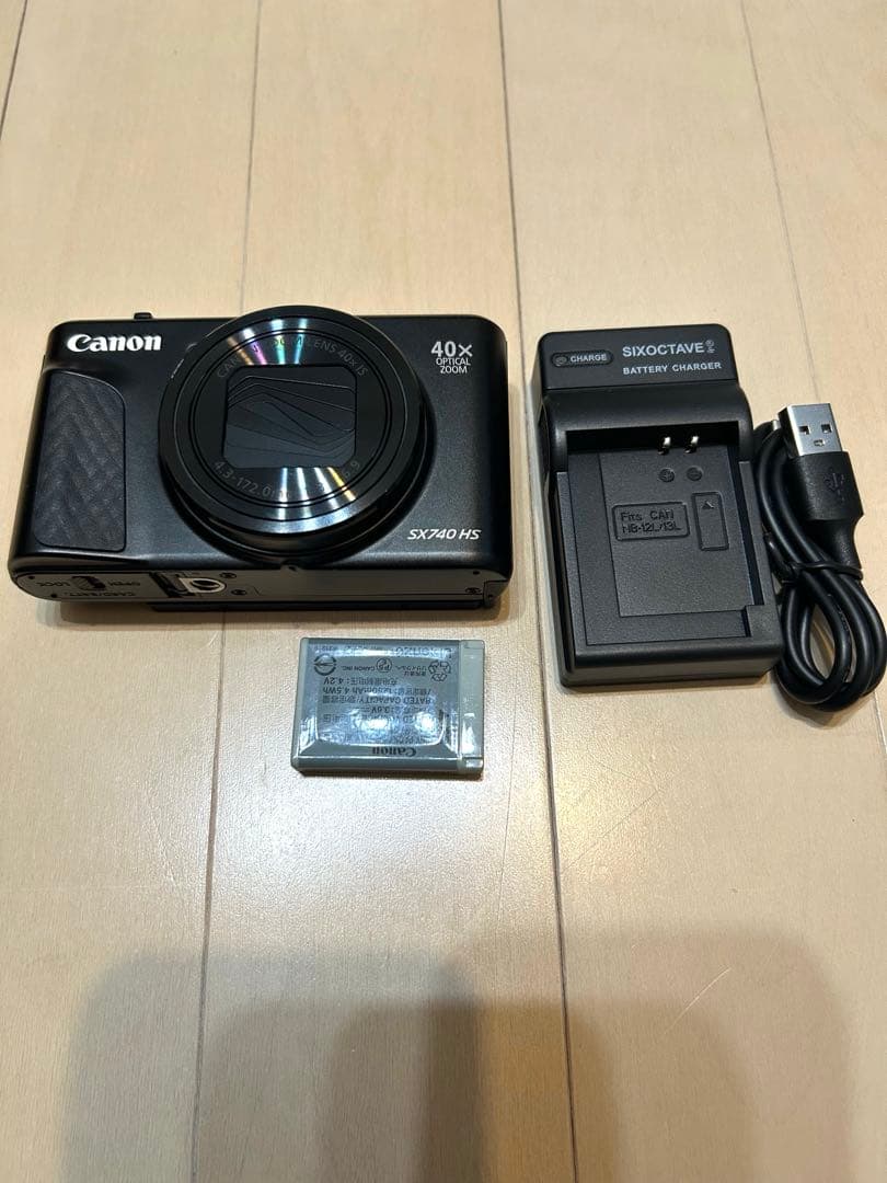 Canon キャノン Power Shot SX740HS ブラック