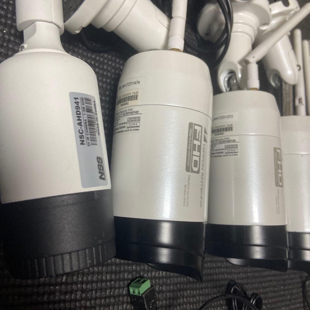 FHD 防犯カメラ NSC-241B041 4台セットNSS防犯1台 ジャンク品