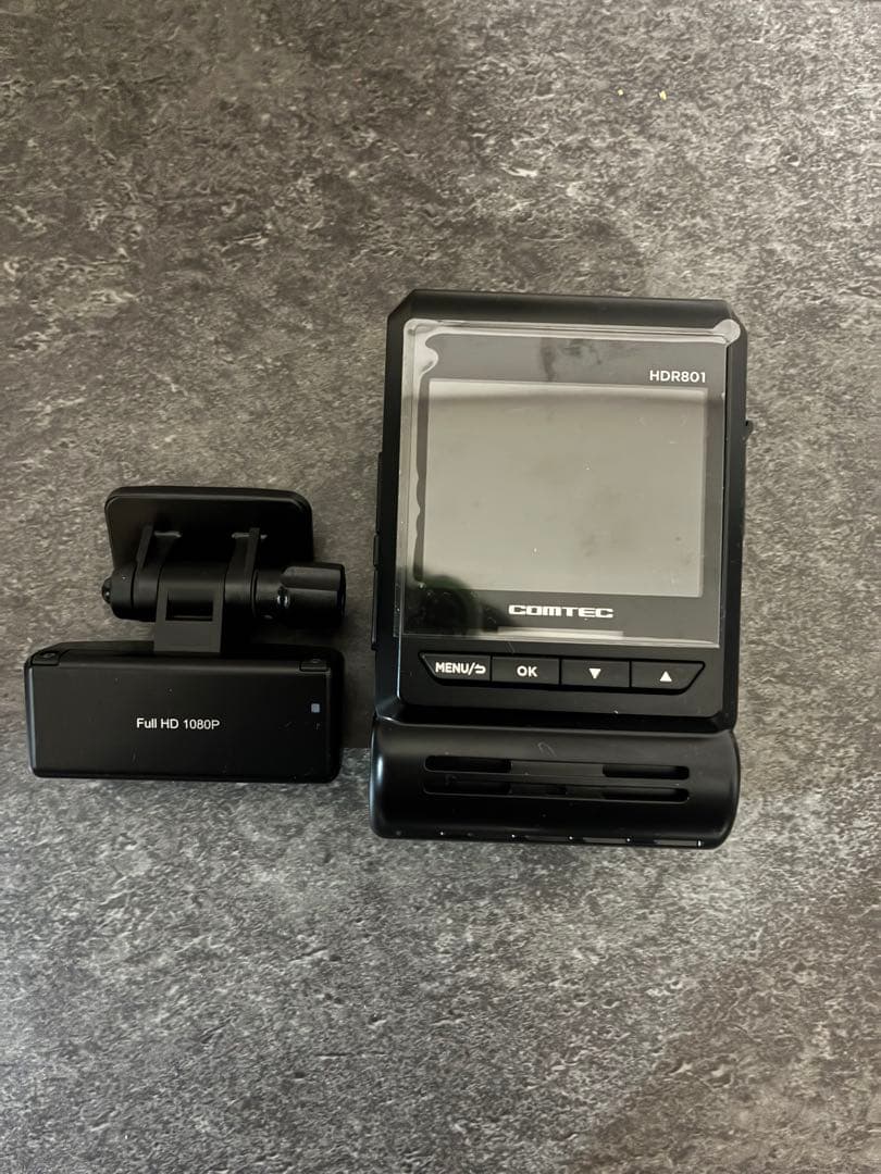 COMTEC HDR801 前後2カメラ ドライブレコーダー