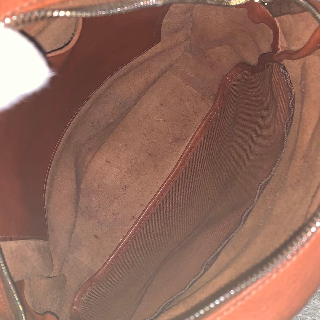 asa　イルビゾンテ リュック オールレザー ロゴ型押し ブラウン