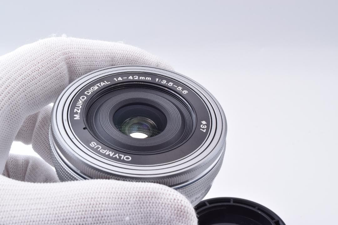 #50b オリンパス 電動パンケーキ ズームレンズ 14-42mm EZ