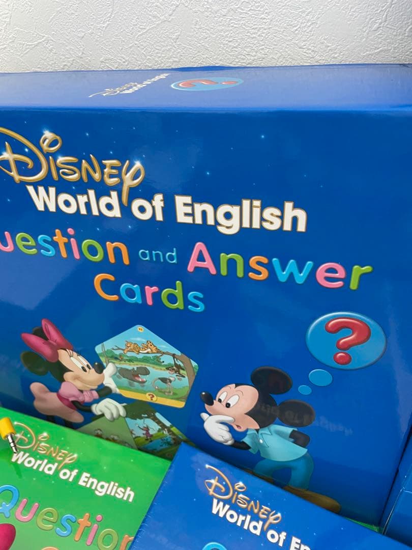 DWE ディズニー英語システム　トークアロング　Q&Aカードセット 625
