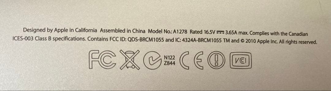 MacBookPro 2012 8GBパソコン PC MacBook