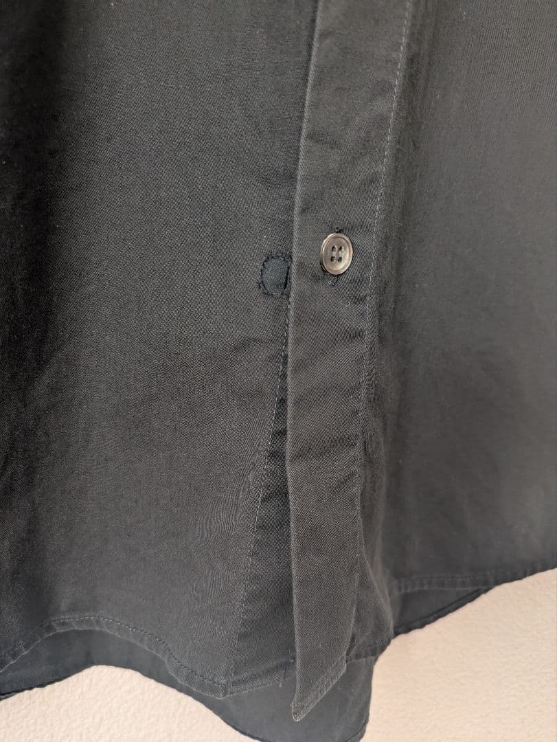 HELMUT LANG本人期 シャツ ブラック 52 ヘルムートラング