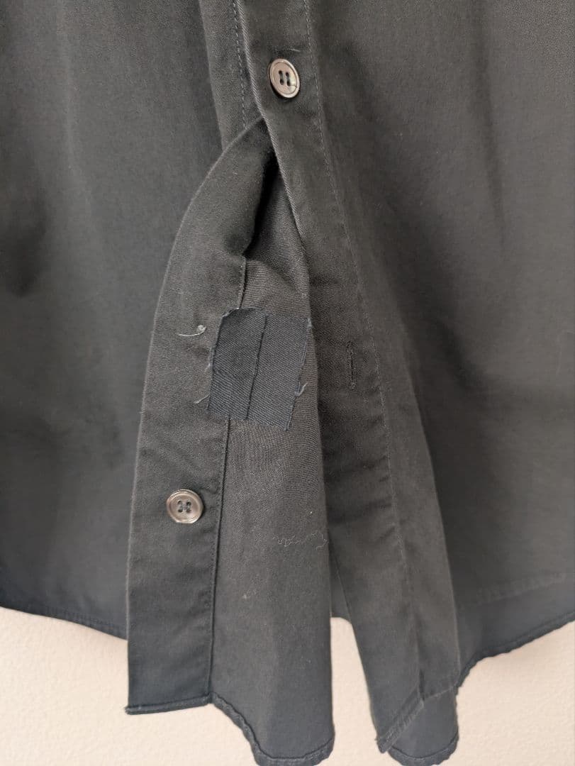 HELMUT LANG本人期 シャツ ブラック 52 ヘルムートラング