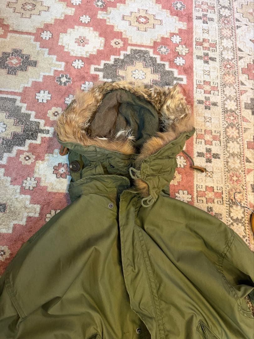 スペシャルビンテージ 70s M-65 XS アルミジップ コヨーテファー