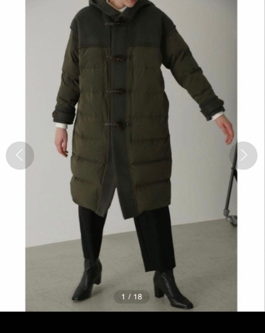 リムアーク　ウールドッキングダウンコート