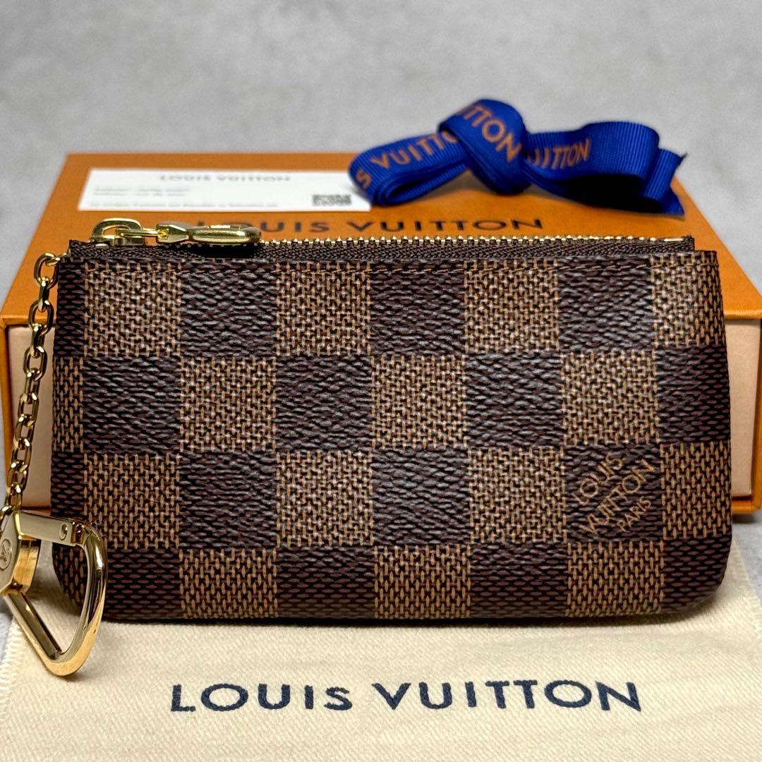 新品未使用 現行モデル ルイヴィトン ダミエ ポシェットクレ ケース