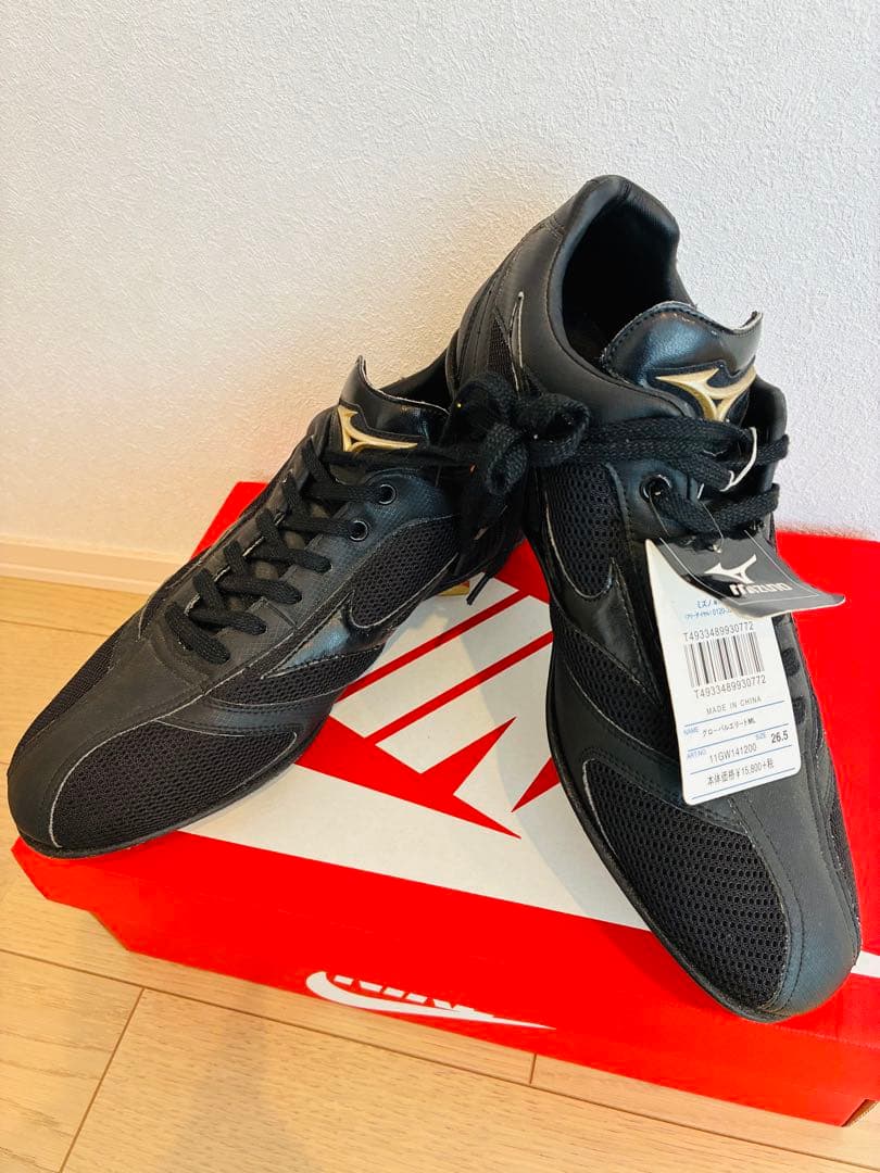 【新品未使用タグ付き】　ミズノ　グローバルエリート　スパイク　26.5cm 金具