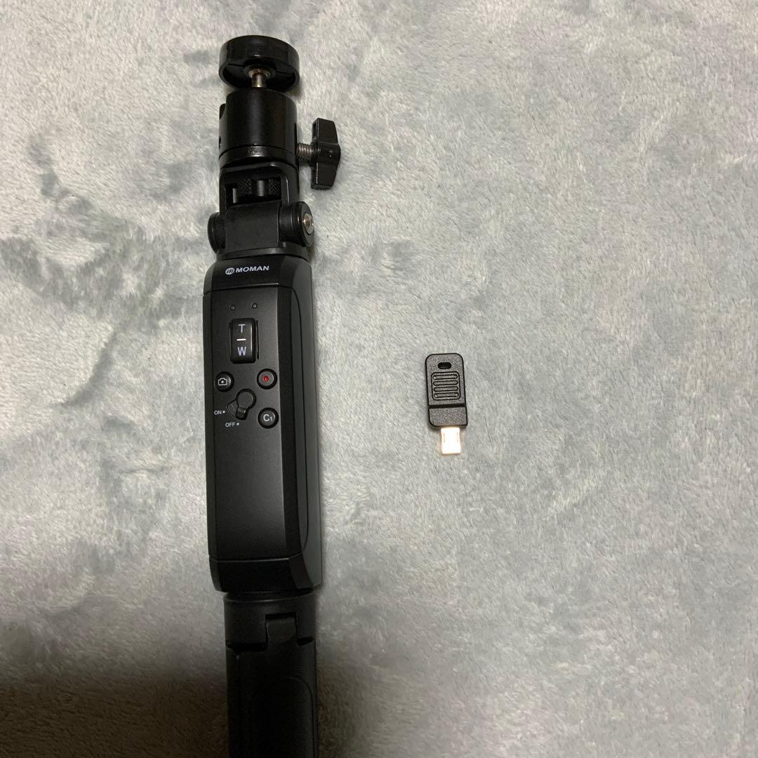 MOMAN 自撮り棒・三脚 リモコン付き