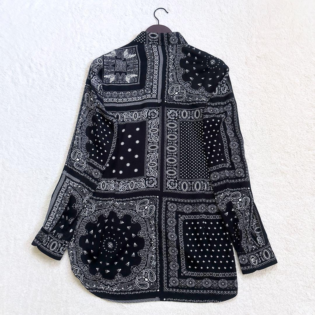 新品 GalaabenD 山下智久着用 デシンパッチワークバンダナプリントシャツ