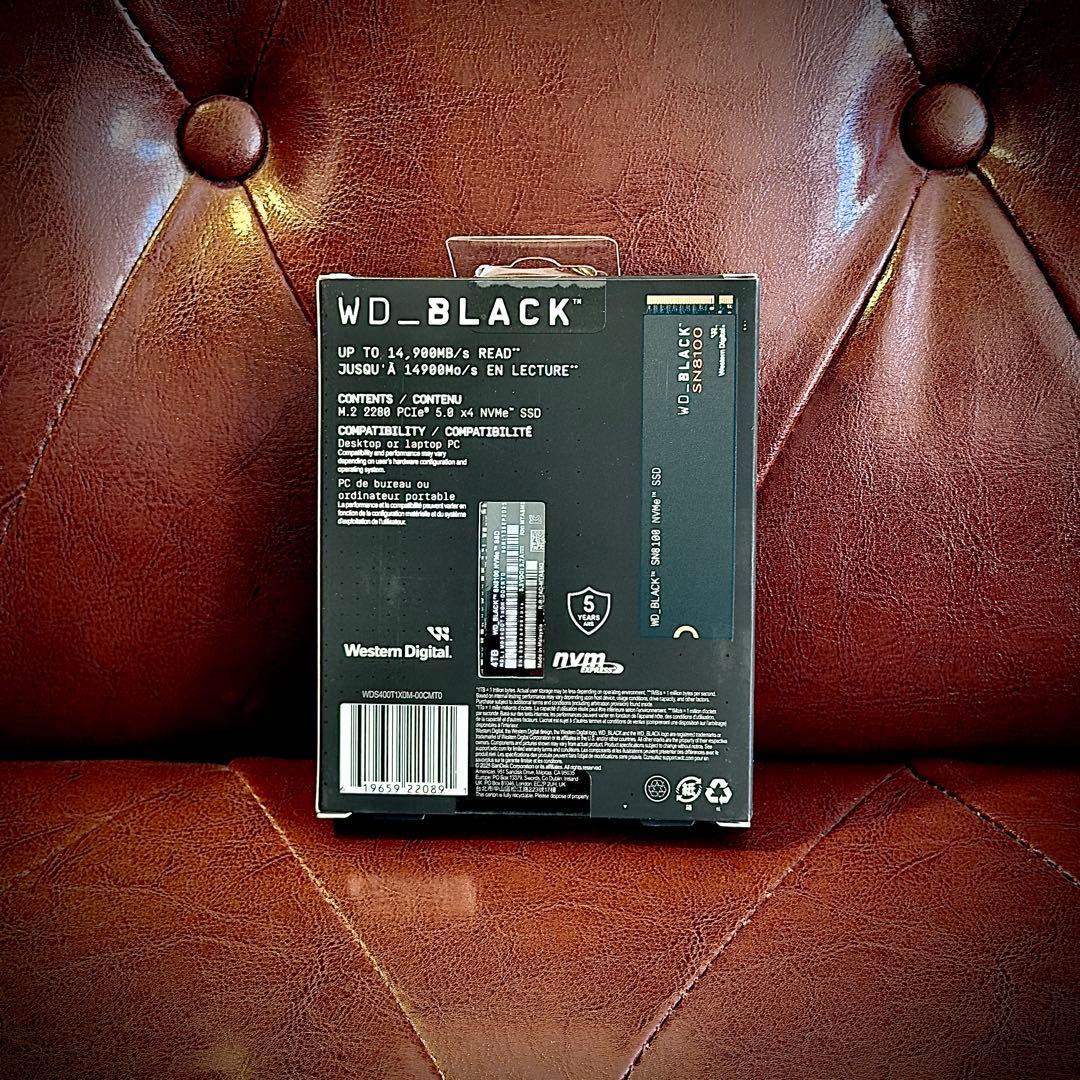 【きずり】【新品】WD_Black SN8100 4TB Gen5