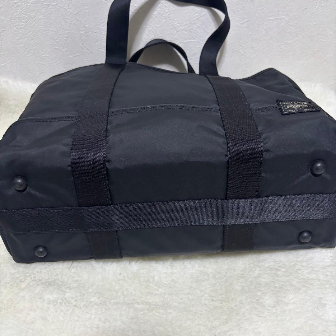 PORTER ポーター☆ドライブ トートバッグ ナイロン PC収納可能 ブラック