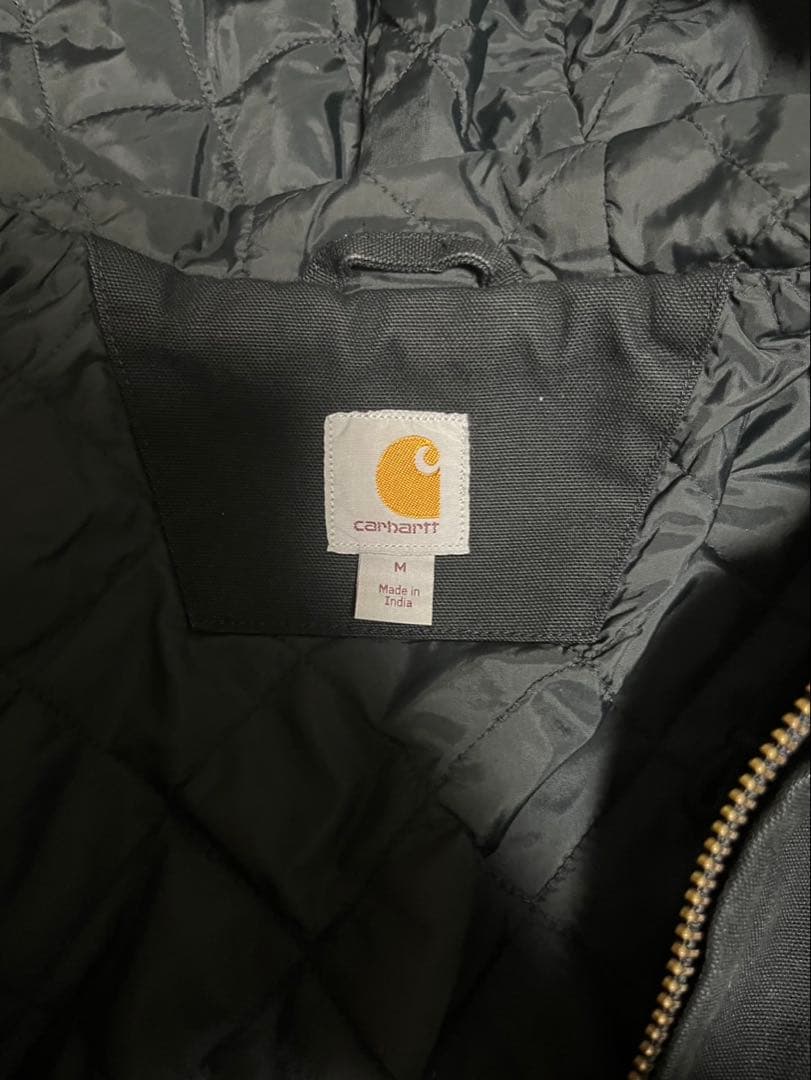 Carhartt アクティブジャケット ダック地 フルジップ 防寒 M