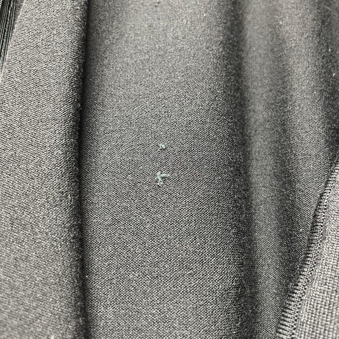 クリスチャンディオール ガリアーノ期 膝丈フォーマルワンピース ウール 黒 40