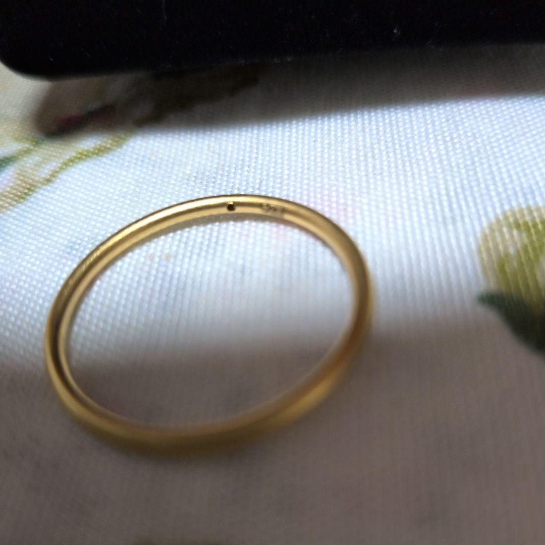 シンプル ゴールドリング24ｋ