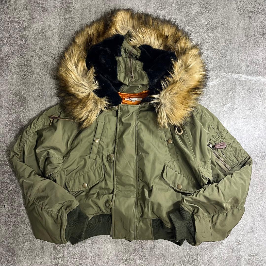 y2k archive グランジ N2B 　短丈　ショート丈　moussy