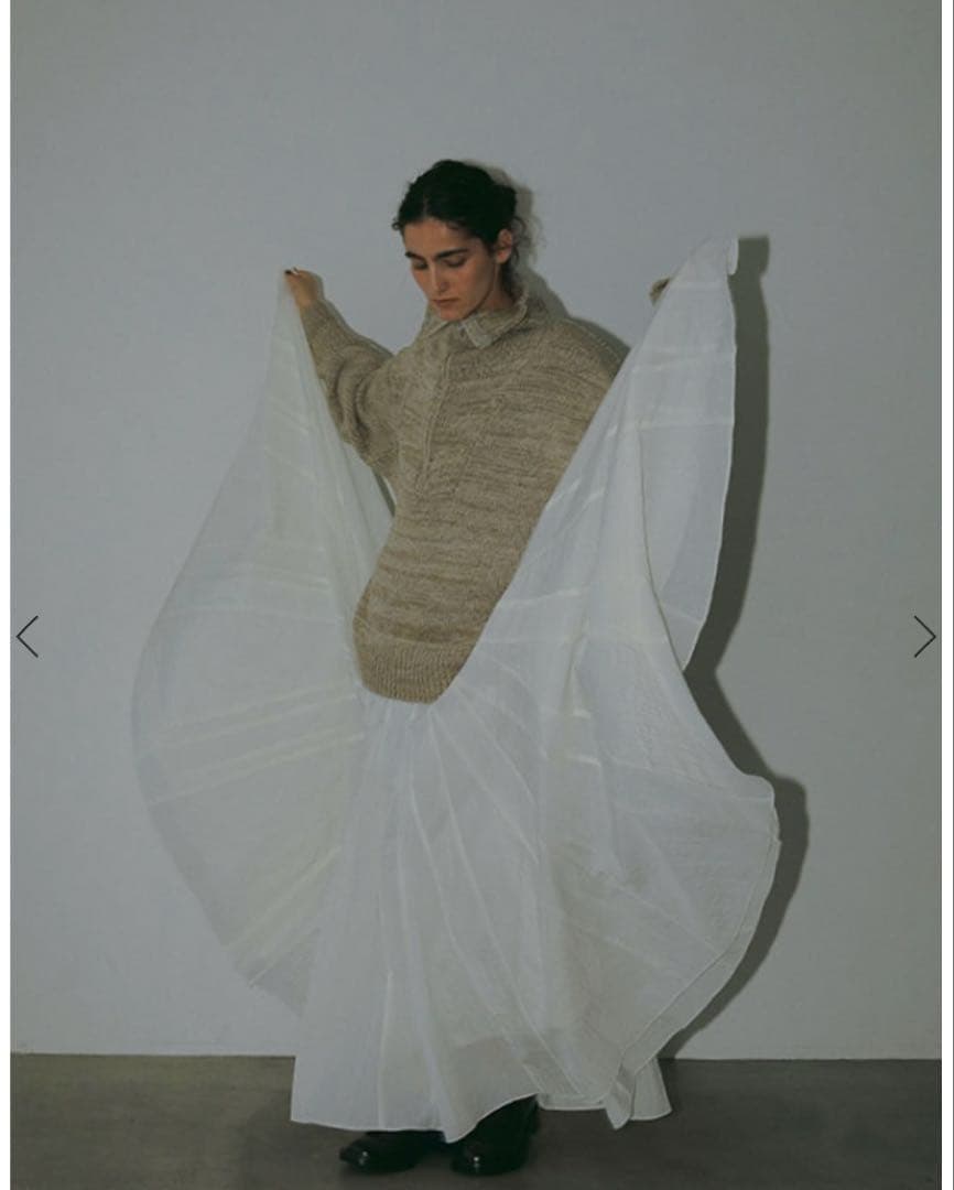 き*き様 TOMOCOUNABARA×ETRE TOKYOタックギャザーボリュー