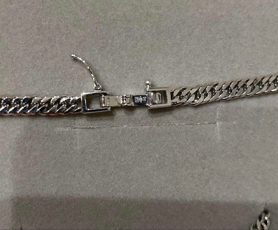 【新品】PT850 喜平ネックレス　30.8g 50㎝　W6面