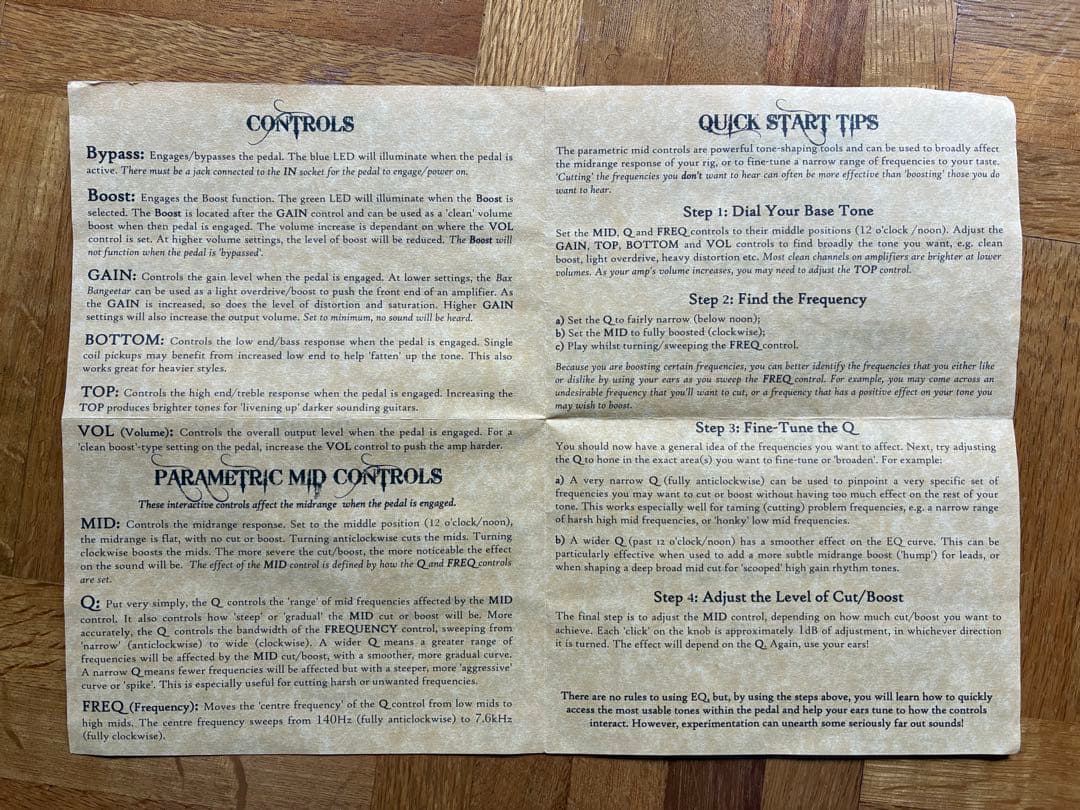 BAX BANGEETAR ギタープリアンプ