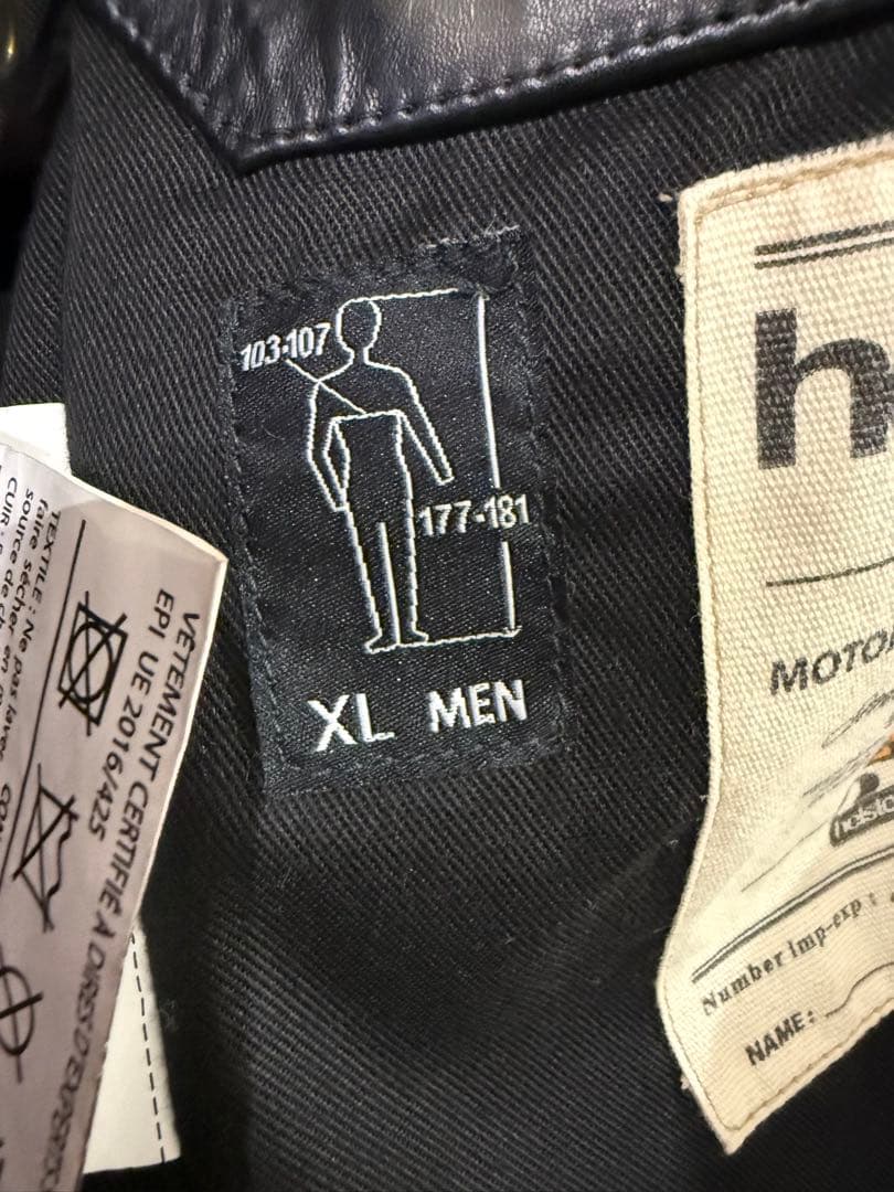 Helston ライダースジャケット XL